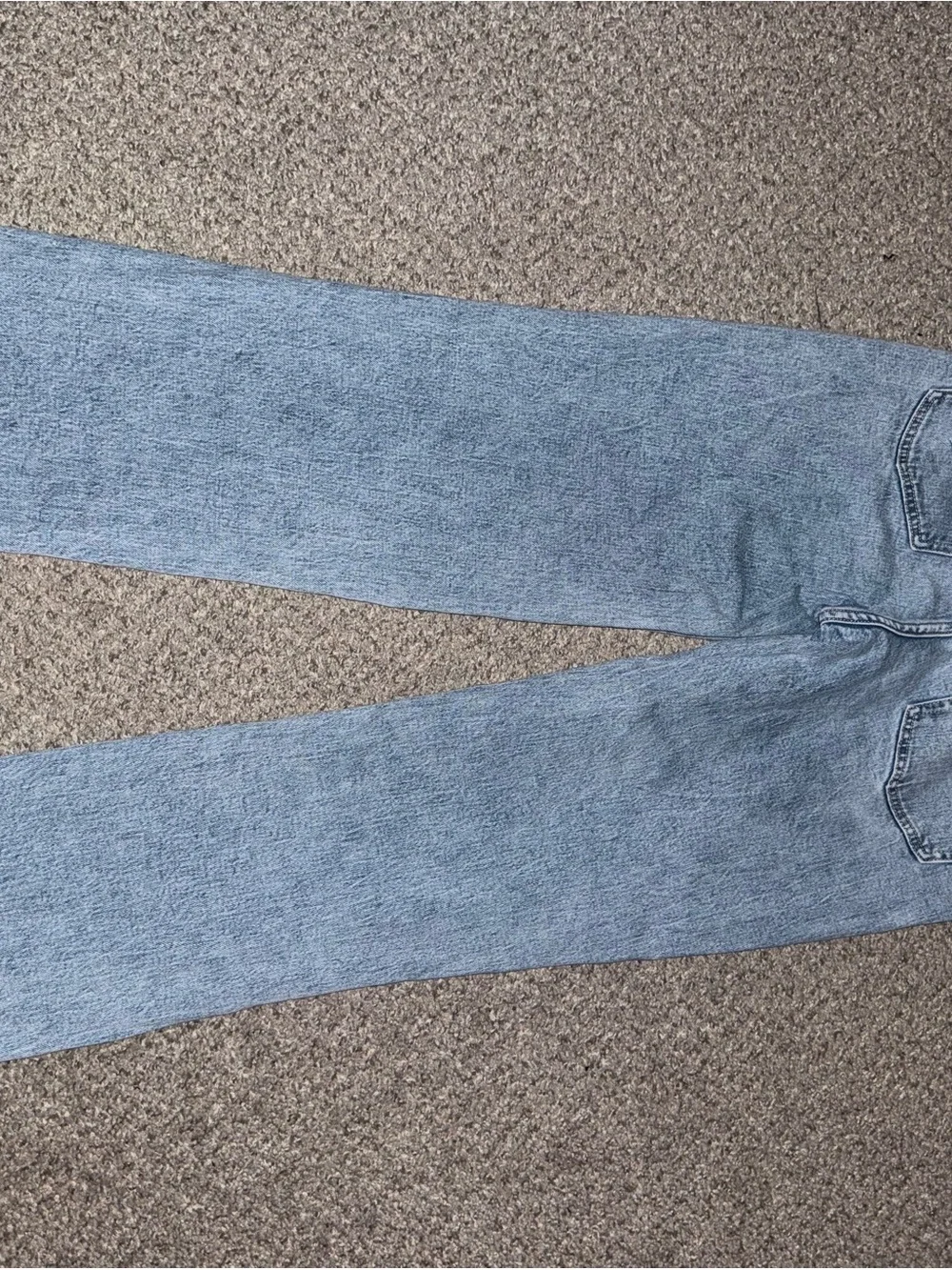 BKE buckle Light Wash High-Rise Straight Leg Jeans - Light Blue - Picture 10 of 14